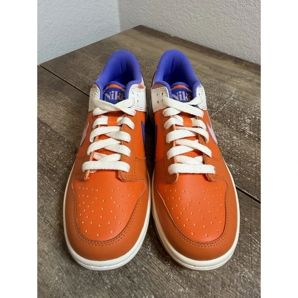 Nike Dunk Low FN0600-801 Orange Pink Purple Sneakers Youth 5Y Womens 6.5